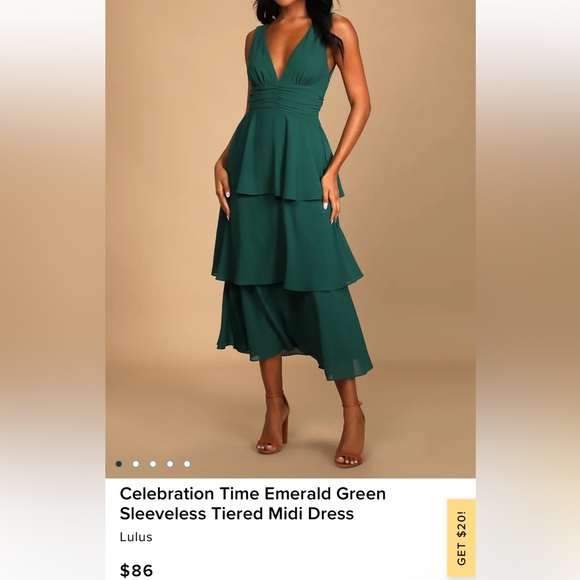 celebration time emerald green sleeveless tiered midi dress Jacquard Green Drop Waist Midi Dress - All Dresses